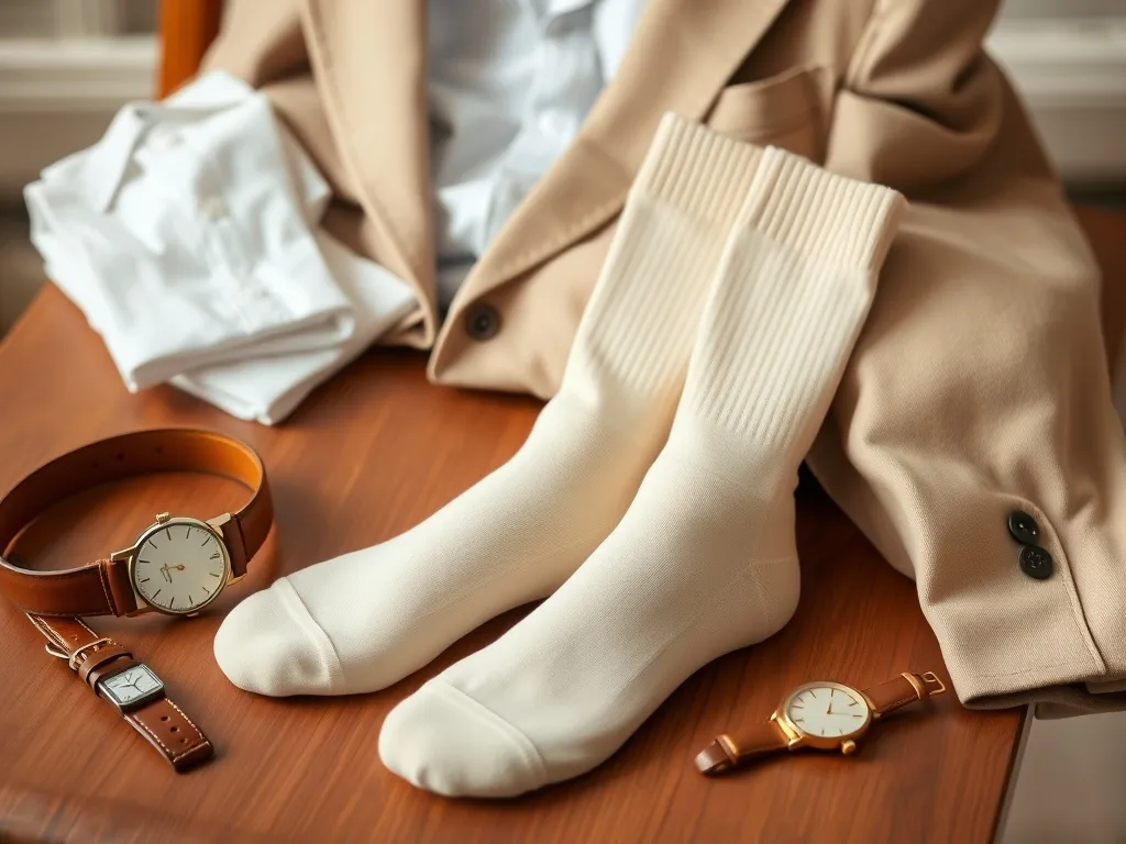 Jakie skarpetki do beżowego garnituru? Oto najlepsze propozycje!