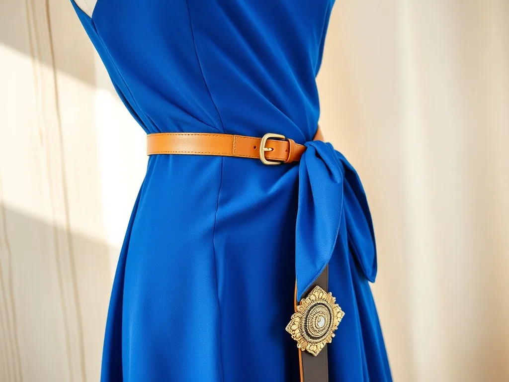 Jaki pasek do chabrowej sukienki wybrać na różne okazje?