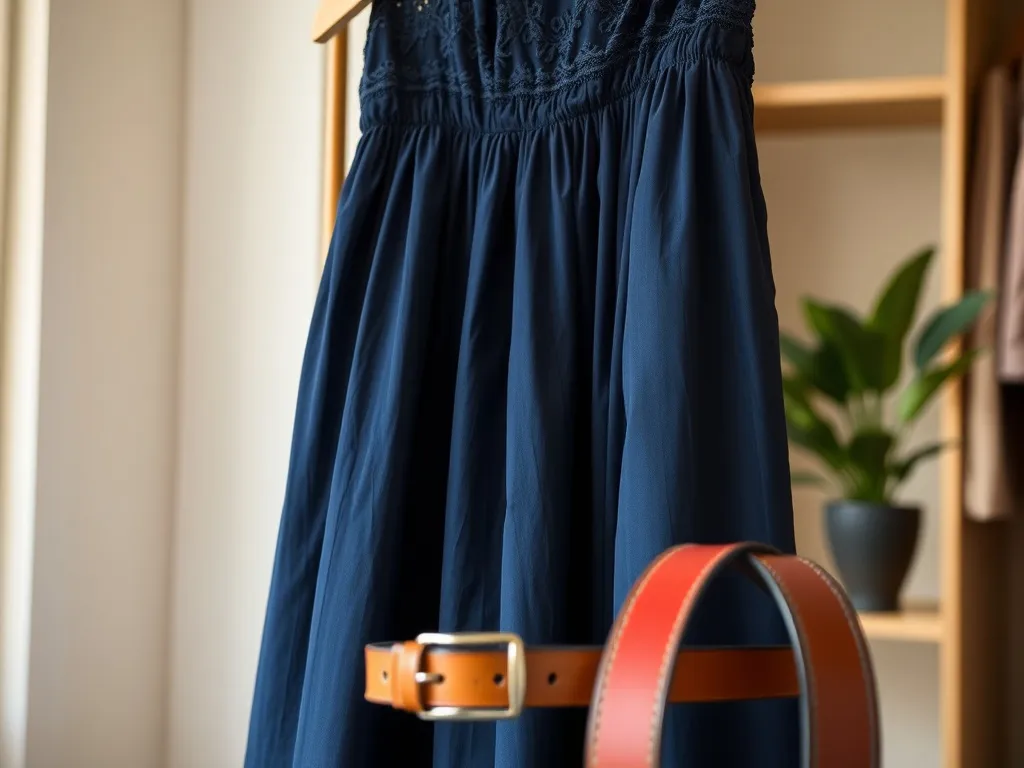 Jaki pasek do granatowej sukienki? Oto najlepsze propozycje!